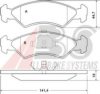 FORD 1013843 Brake Pad Set, disc brake